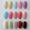 Fresh Syrup Glossy Handmade Nail Tips, Paddy Tips - Oval-Short