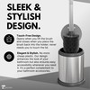 ToiletTree Products Toilet Brush with Lid - Sleek Toilet Bowl