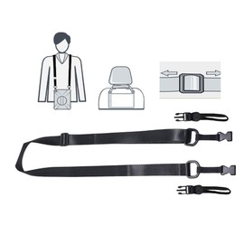 TH000 Adjustable and High Quality Nylon Shoulder Strap for Tablet Cases, Bags, Camera Bags and Briefcases - Versatile and Durable with Buckles and Easy On/Off