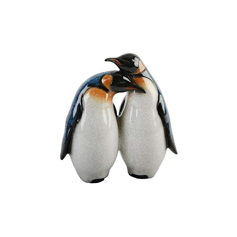 Collectable Natural World Gift Ornament - Two Penguins 15cm by