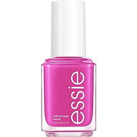 essie Esmalte de uñas, no rojo para colección de cama, color magenta cálido brillante con un acabado brillante, Sleepover Squad                       