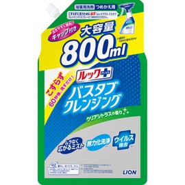 Look Plus Bathtub Cleanser, Large Refill, Clear Citrus Scent, 28.7 fl oz (800 ml)