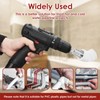 Tzdxfgl 2 Pcs PVC Pipe Thread Kit, Electric Drill Compatible