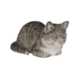 Uvia Sleeping Sabatra Cat 4.1 x 2.2 x 2.0 inches (10.5 x 5.6 x 5 cm) Doll Figurine Figurine Animal Garden Decoration Cat H13333-B