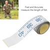 40in Fish Ruler Waterproof Adhesive Fish Measuring Tape Fishing Measuring