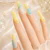 Butter Ribbon Handmade Nail Tip - Water Drop / 버터