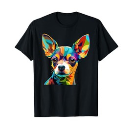 Chihuahua Lover Design Pop Art Cute Chihuahua T-Shirt