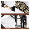 Bolsa Transparente 3 Bolsillos, Crossbody Mujer Transparente,Bolsa Transparente Para Mujer,