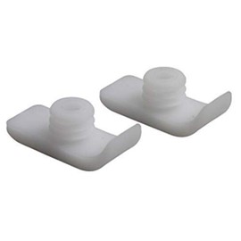 Tulimed - Walker Ski Glides - White - Universal Fit for Most 1" Walkers - Indoor/Outdoor Use - Ski Glides for Safety and Stability 1 Pair (2) White Walker Ski Gliders