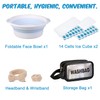 Facial Ice Bath Kit with Foldable Face Bowl for Massage,