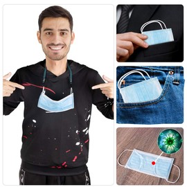 10 Pack - Mask Lanyard，Ear Pressure Relief Comfort，Adjustable Length，Suitable for Adult Kids mask Lanyard，Mask Holder