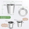 Yoassi Tea Infuser, 304 Stainless Steel Tea Filter Strainer with