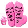 HAPPYPOP Mothers Day Socks - Gifts for Mom from Son,
