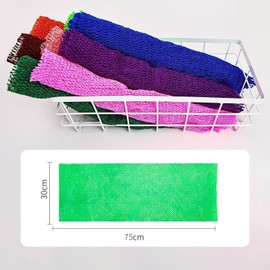 Woyinger 1PCS African Net Sponge, Magic Exfoliating Bath Sponge, Bath Accessories for Women (Pink)