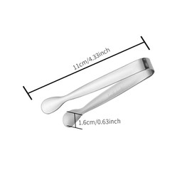 votuyet 6Pcs Silver and Gold Mini Sugger Tongs Small Tongs,Charcuterie Boards Accessories Serving Trays for Tea Parties,Coffee Breaks,or Any Social Gathering.