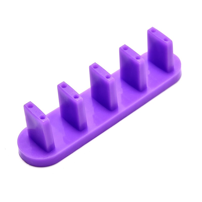 Rolabling 3pcs False Nail Art Tips Practice Display Stand Tool