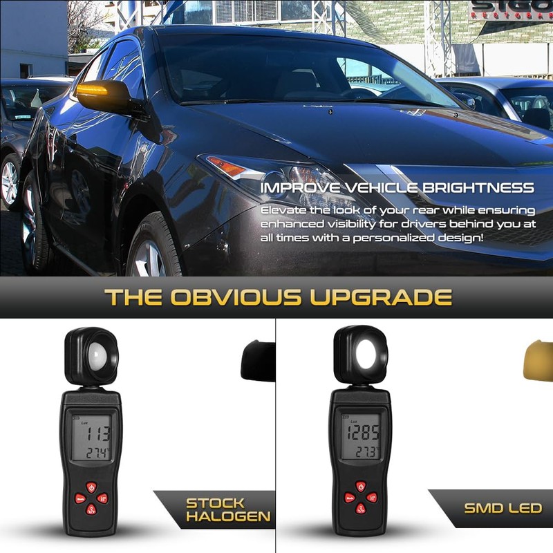 [Sequential Turn Signal] VIPMOTOZ Full LED Side Mirror Light Indicator