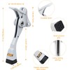 1 Pack, White Kick Down Door Stopper for Bottom of