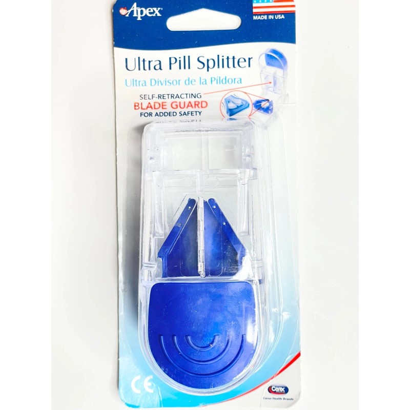 APEX ULTRA PROFESSIONAL PILL SLITTER CUTTER SELF RETRACTING BLADE