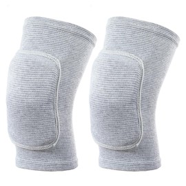 SUJAYU A Pair Elbow Pads Volleyball Arm Sleeves, Tandem Elbow Pads, Arm Pads Elbow Protector Tennis Dance Basketball (Grey, XS)