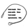 Never Fade Stainless Steel Wallet Chain Men's Luxury Keychain (50cm)