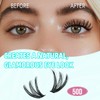 Eyelash Extension Kit, 280 Pieces, Eyelash Clusters, 50D Eyelash Extension