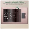 VallisCo Register Booster Fan 6" x 10" with Negative Ion,