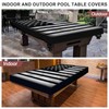 BUAEL Pool Table Cover, Waterproof & Dustproof Outdoor/Indoor Pool Table