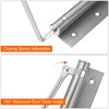 sourcing map 2 Pcs 195mm/7.68" Spring Door Closer, Stainless Steel