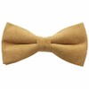 Bowties.jp bd420 Mustard Yellow Solid Color Bowtie, Bowtie, Easy to