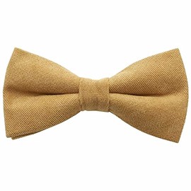 Bowties.jp bd420 Mustard Yellow Solid Color Bowtie, Bowtie, Easy to Wear, mustard yellow