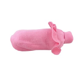 Huskimo Frill Knit Dog Jumper, Bubblegum, 33cm