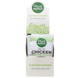 Plant Basics - Plant Based Seasoning, Just Like Chicken, 2 ounce (Pack of 12), Vegan, Gluten Free, Kosher, Non-GMO