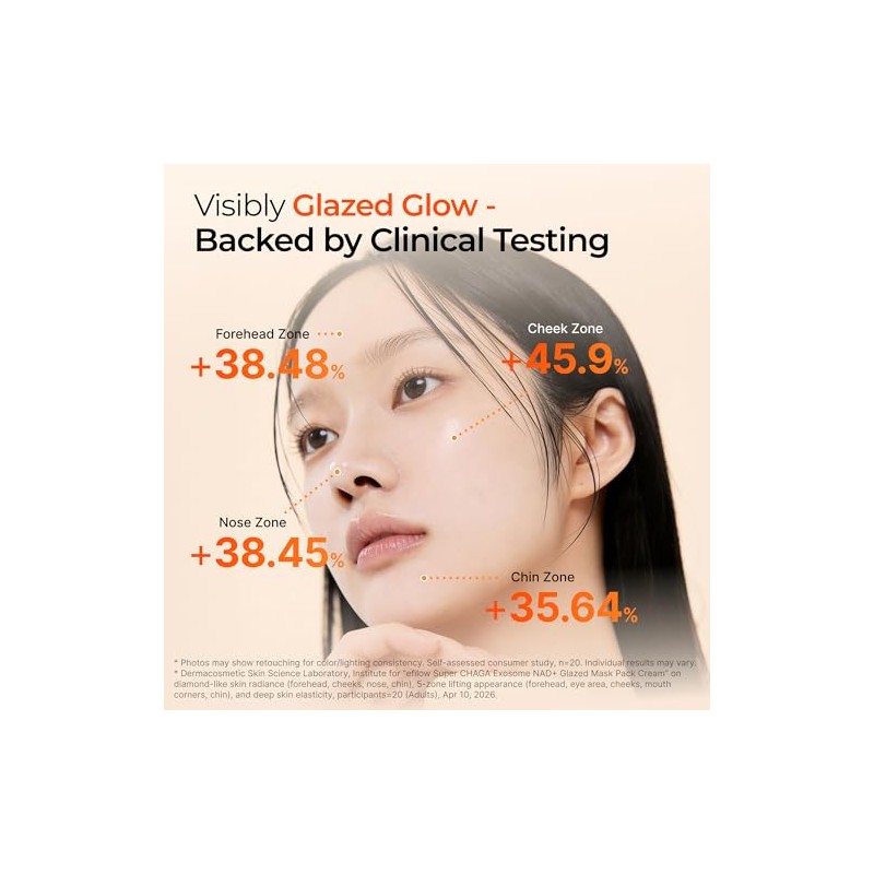 Super Chaga Exosome NAD+ Glazed Mask Pack Cream (1.69 fl.oz)