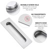 Cozy Tower 7 Inch Recessed Flush Finger Pulls Pocket Door