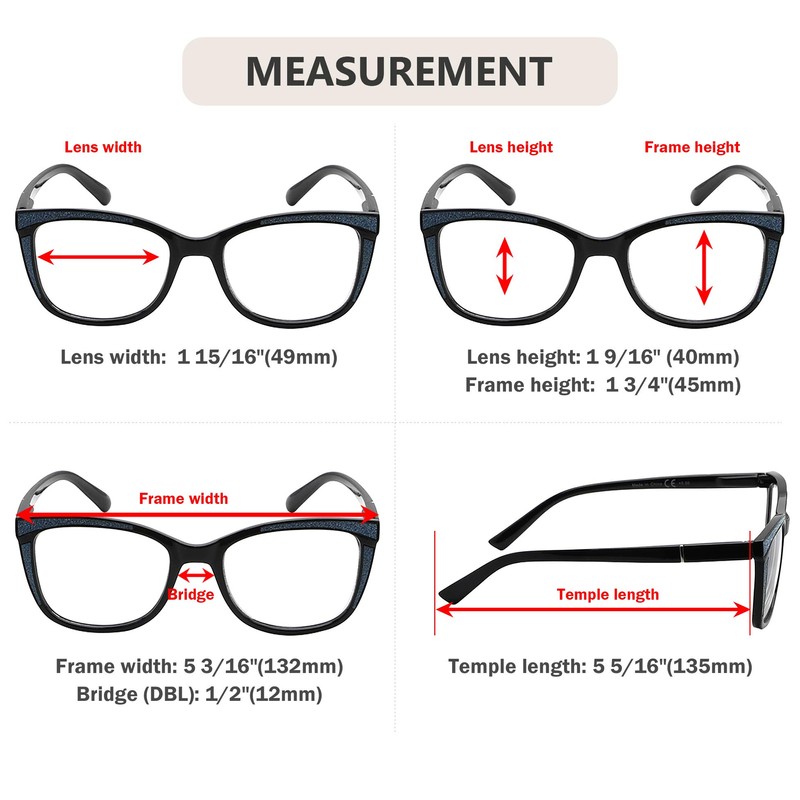 Eyekepper - Gafas de lectura para mujer, diseño de ojo