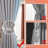 TopHomer 2 Pack Magnetic Curtain Tie Backs - 16.14in/41cm Handmade