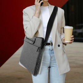 2 Pcs 52" Laptop Strap Replacement - Adjustable Padded Bag Strap for Messenger, Luggage & Camera Bags, Heavy-Duty Comfort with Metal Hooks, Black