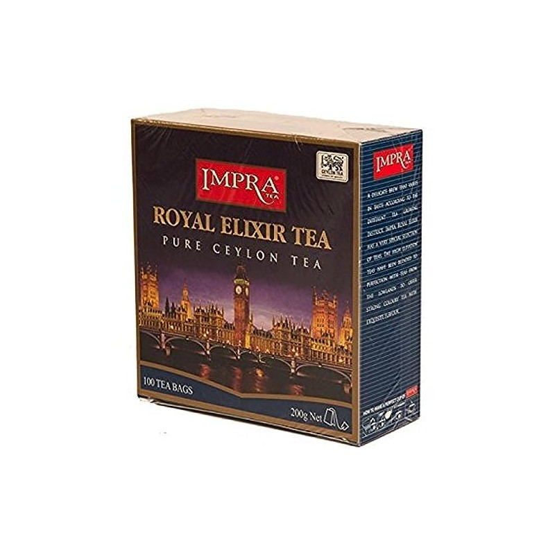Impra Black Tea, Royal Elixir Tea, 2 g /100 ct.