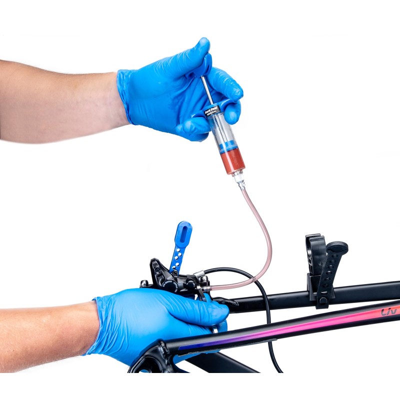Park Tools MG-3L Nitrile Mechanic Gloves for Oil Change of