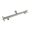 HAOXIN Shower Head Manifold with Double Outlet and Shut Off