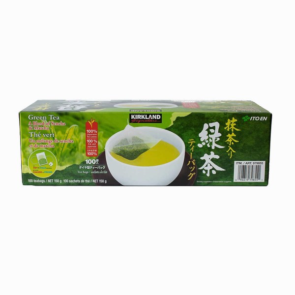 Kirkland Ito En Matcha Blend Japanese Green Tea-100 ct 1.5g tea bags