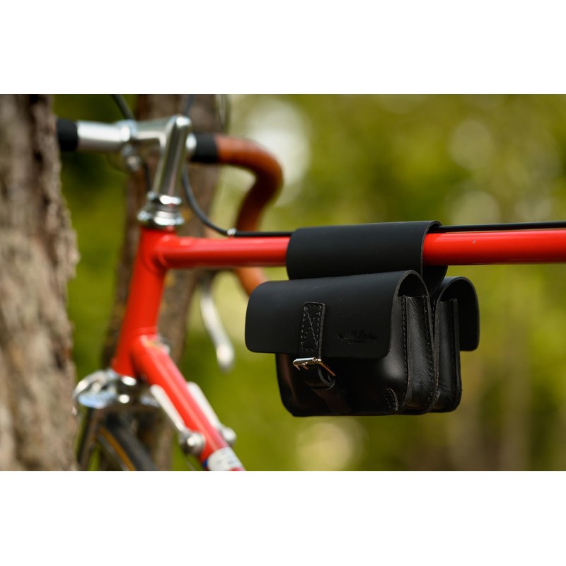 Gusti Arie den H. Frame Bag Leather Pannier Rack Double