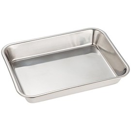 Sanbo Sangyo YUKIWA ABT01027 Stainless Steel Square Bat, Card Plate