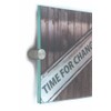 Stainless Steel Door Sign – Glass for Office 150 x