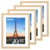 FIXSMITH 8x10 Picture Frame Bulk-4 Pack, Photo Frame with HD