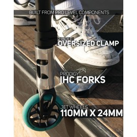 Envy Scooters COLT S6 Complete - Black - Ultimate Stunt Scooter - Lightweight Professional Street Scooter and Trick Scooter