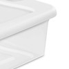 Sterilite 32-Qt. Clear Stackable Latching Storage Box Container, 18 Pack
