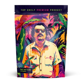 Funky Pablo - 100 x Cali Packs 3.5g bag, Aluminium Foil lined Mylar bags 3.5g, Ziplock Smell proof bag, Baggies 3.5g, Stand up pouches (9.8cm x 13cm) 3.5 packs