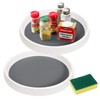 2 Pack Lazy Susan for Cupboard Pantry Cabinet Turntable Rotatable